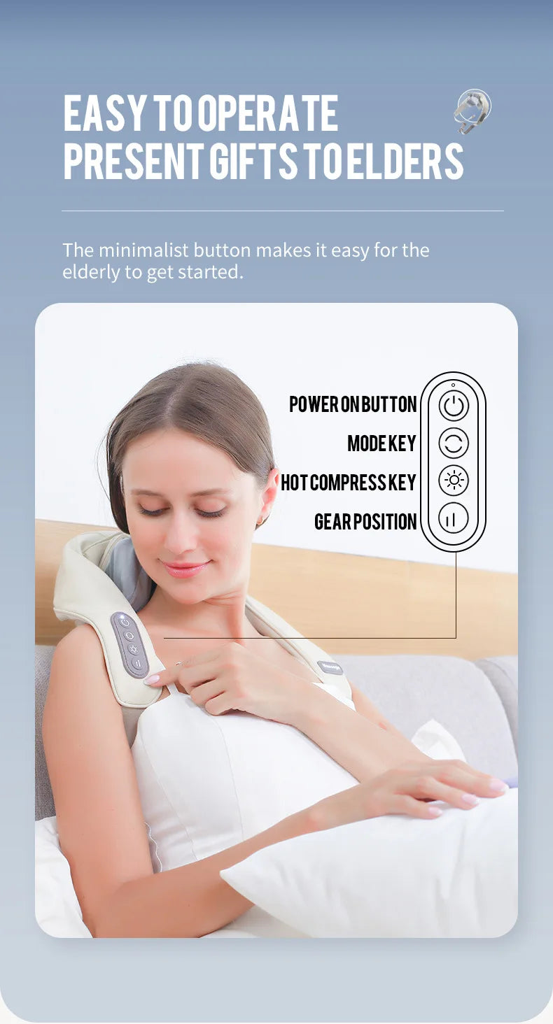 Electric pillow massage